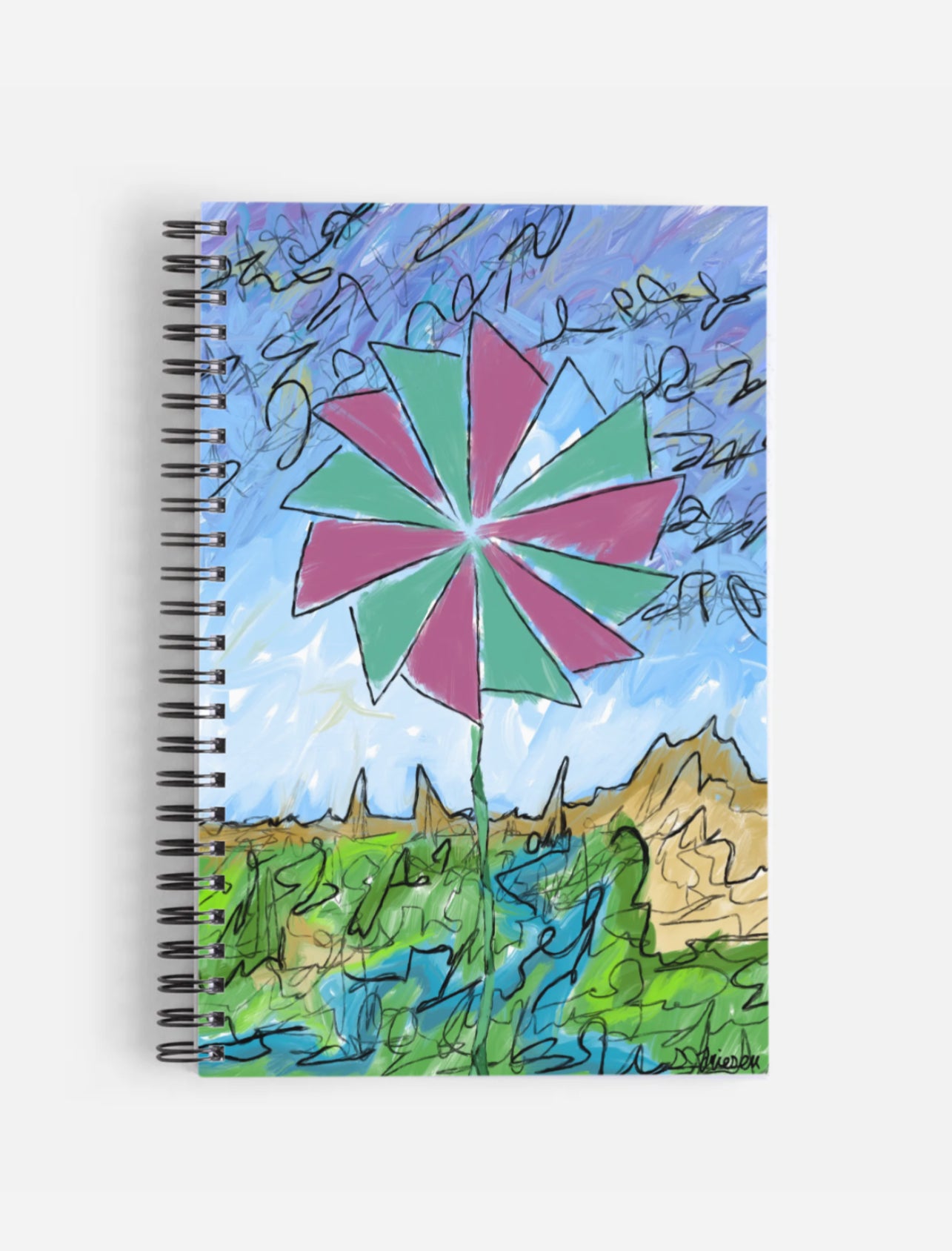 Pastel Flower Notebook