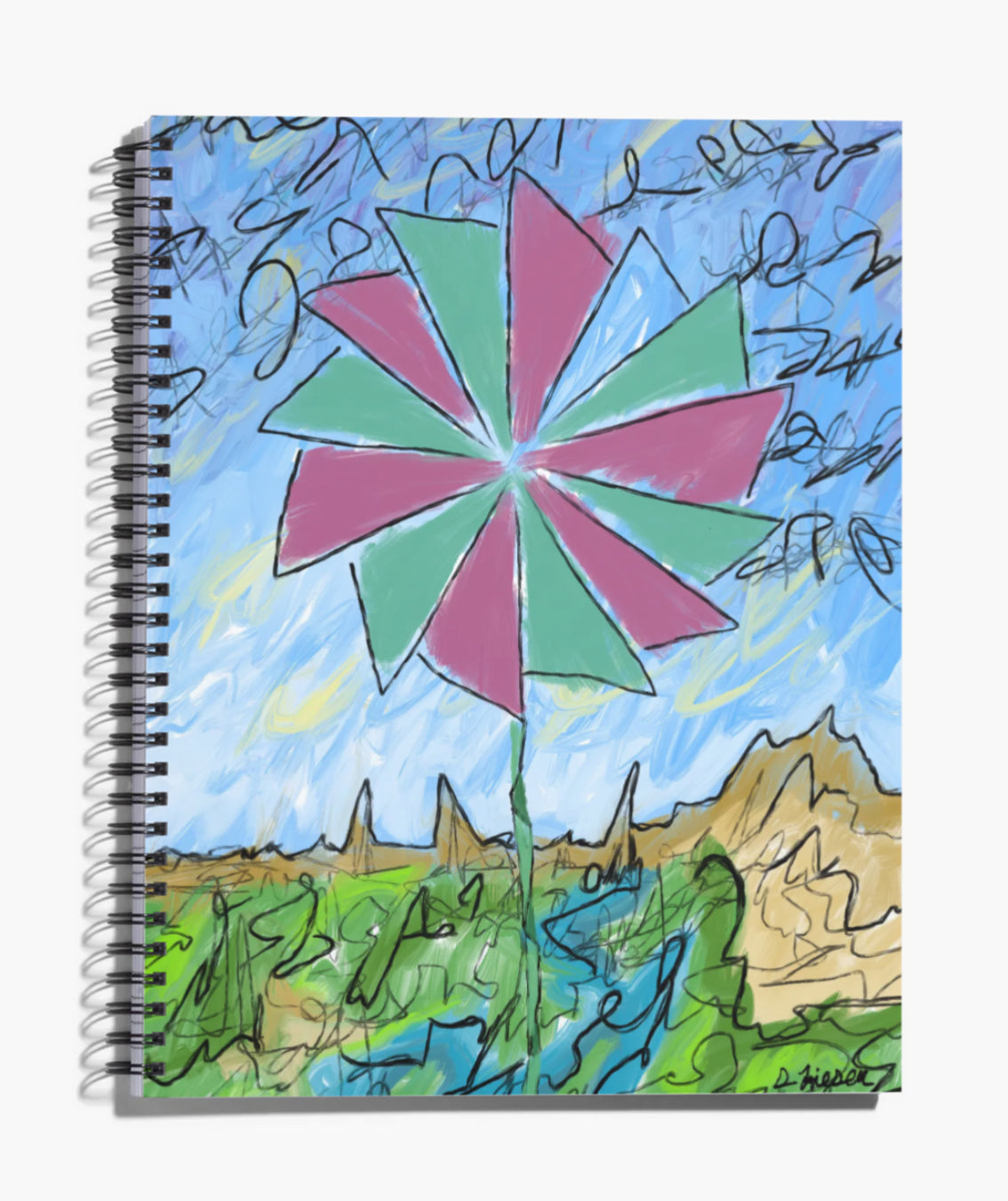 Pastel Flower Notebook